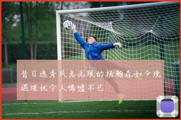 昔日选秀风光无限的杨瀚森如今境遇堪忧令人唏嘘不已